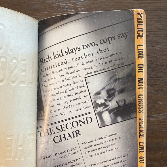 The Second Chair by John Lescroart (paperback) - Picture 2 of 7